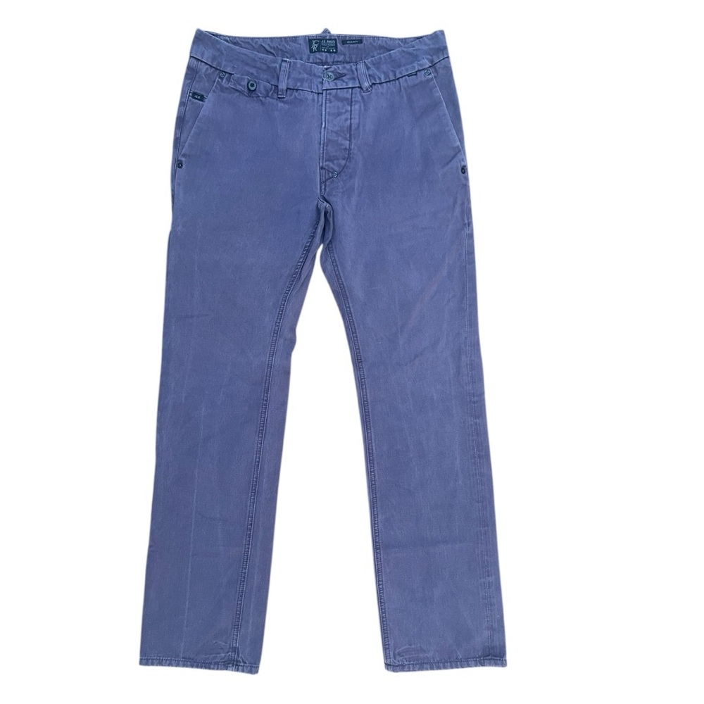 🟪 J.C. Rags Men’s Purple Cotton Pants 32x32 Regular Fit‎ Casual Trousers